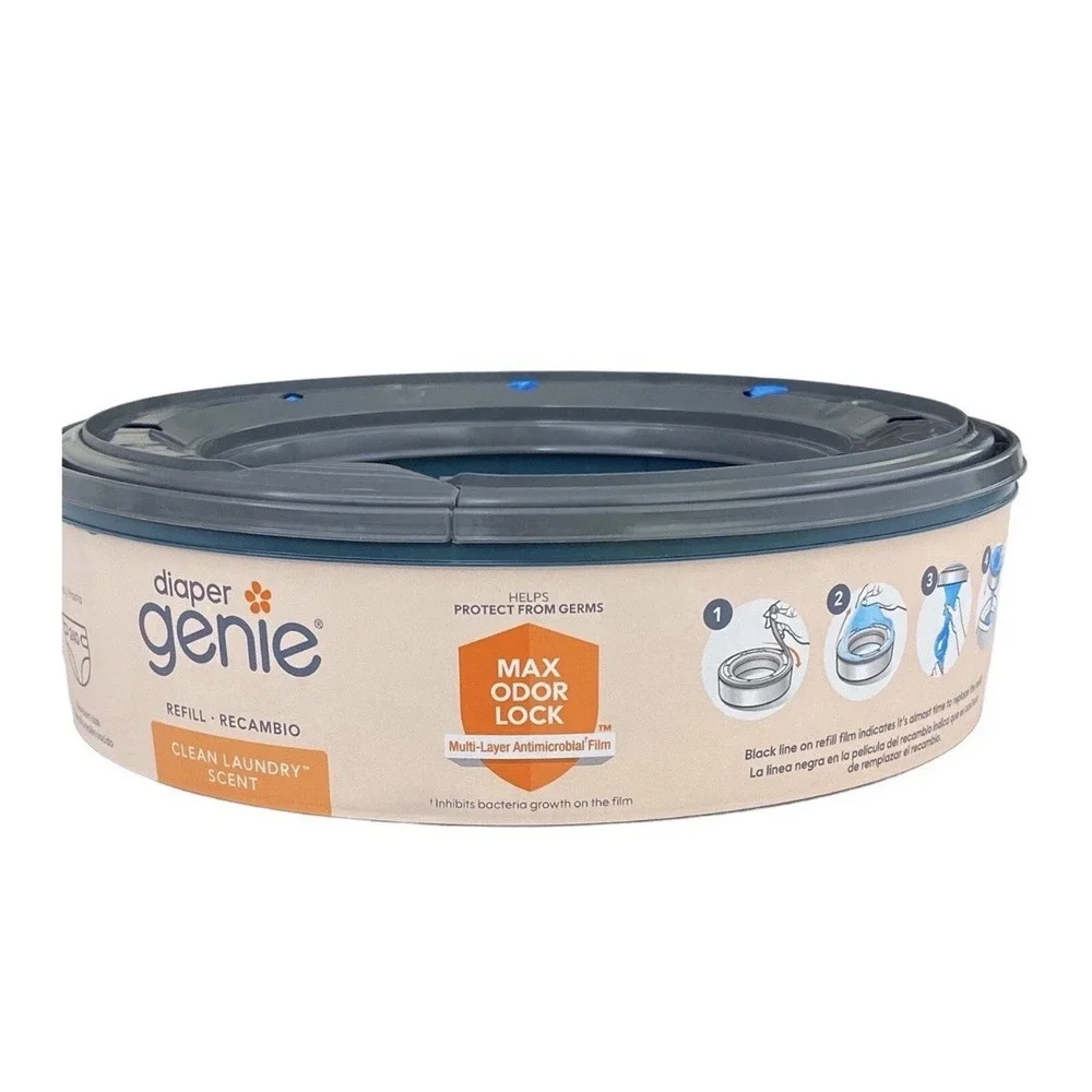 Playtex Diaper Genie Refill Holds Up To 240 Newborn‎ Diapers